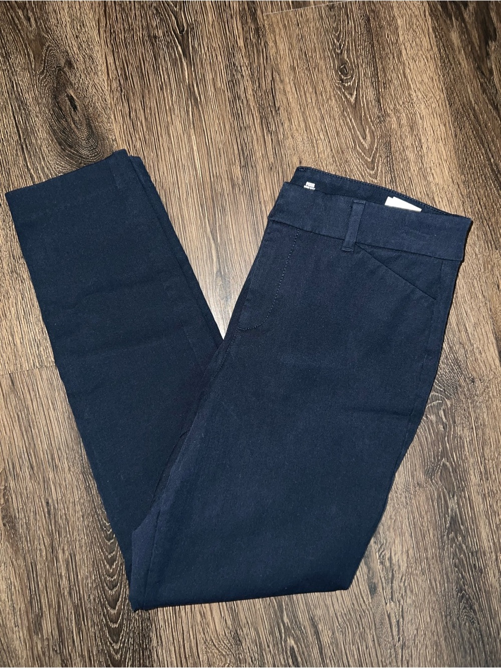 Old Navy Navy Blue High Rise Pixie Pants with Secret-Slim Pockets Size 4
